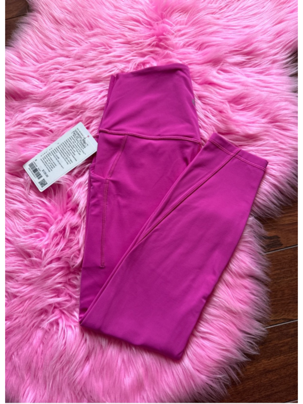 Size 8 align HR tight 25”, pockets sonic pink NWT